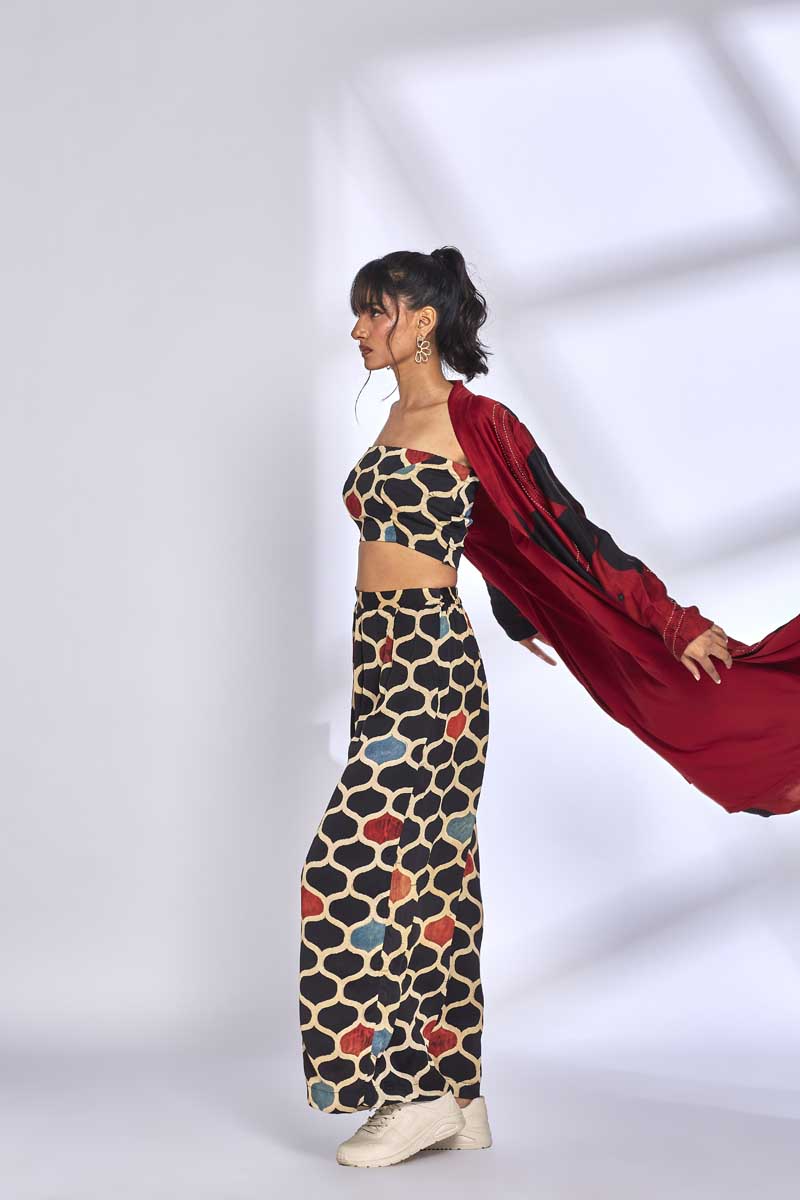 Dana Knot Knot Kimono Dress Knot Dress In Red